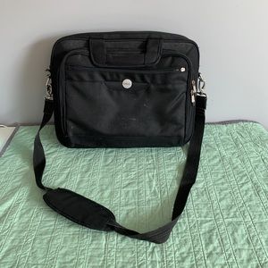 Black Dell Briefcase Satchel Shoulder Laptop Computer Bag